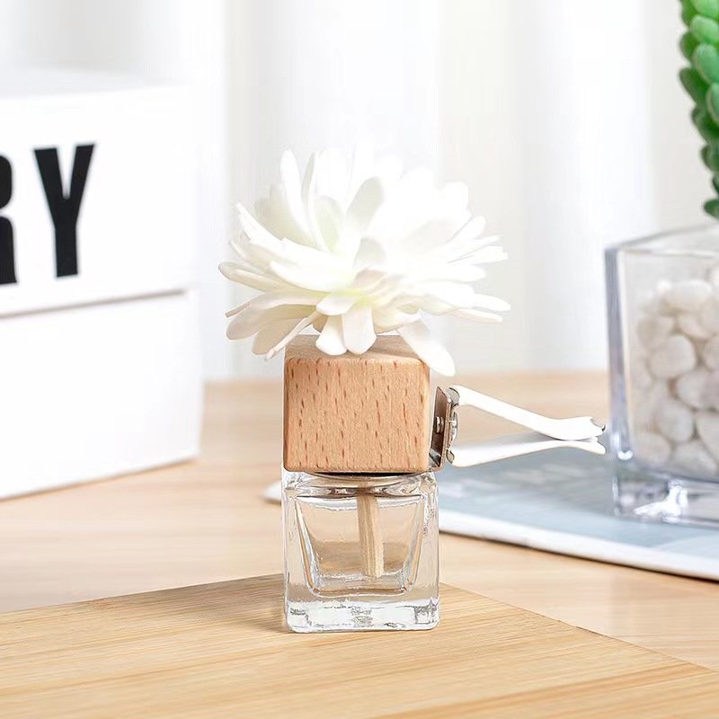 Modern Luxury Reed Car Perfume Air Conditioner with Glass Bottle Plastic Vent Clip Air Fresheners All Scents Hanging Style