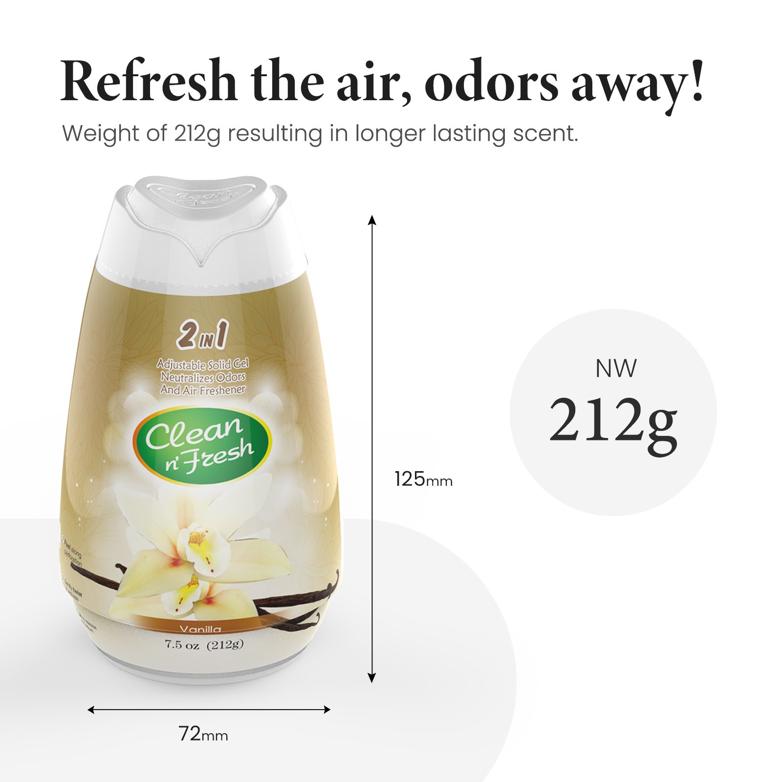 Factory Direct Sale Adjustable Aromatic Fragrance Agent Solid Gel Home Bathroom Air Freshener
