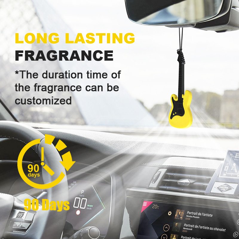 Masthome Interesting Guitar Design Air Fresher Car Perfume Diffuser Custom Car Air Fresheners For Car Refresh