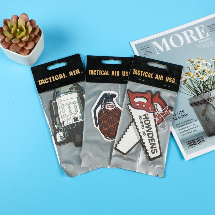 Cheap price different smells air freshener fashionable car pendant custom paper auto hanger paper car air freshener