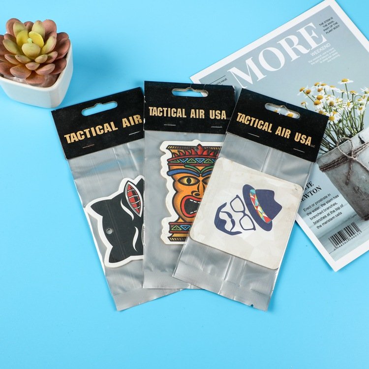 Cheap price different smells air freshener fashionable car pendant custom paper auto hanger paper car air freshener