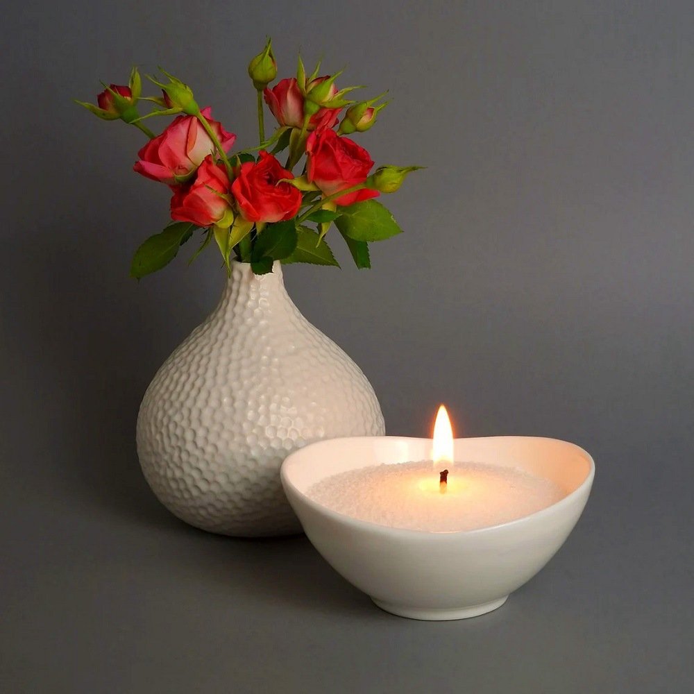DIY Ice Flower particles indoor creative wedding partner hand gift aromatherapy candle