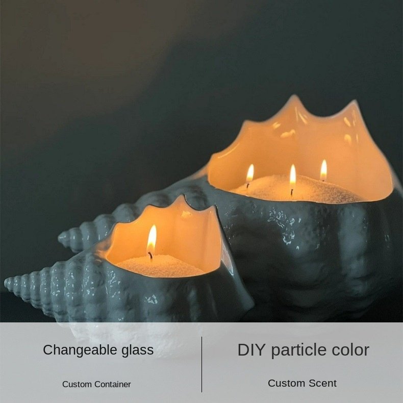 DIY Ice Flower particles indoor creative wedding partner hand gift aromatherapy candle