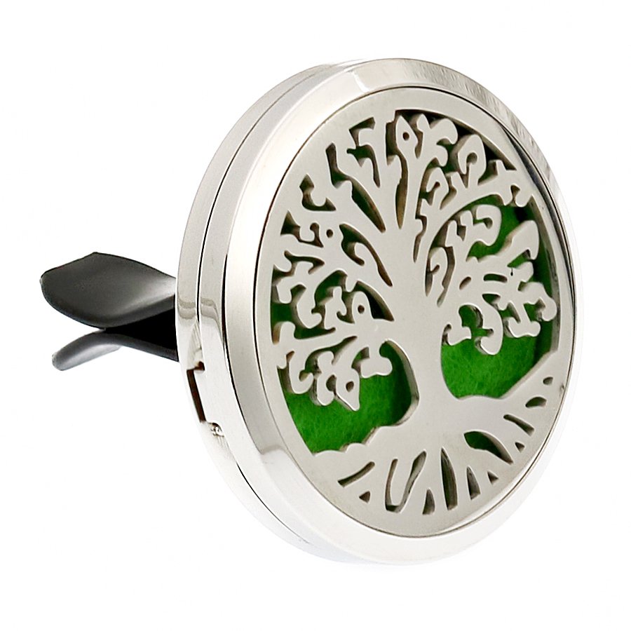 Luxury 38mm New Fashion Aroma clip car perfume diffuser vent clip air freshener diffuser wood car fragrance vent clips with logo