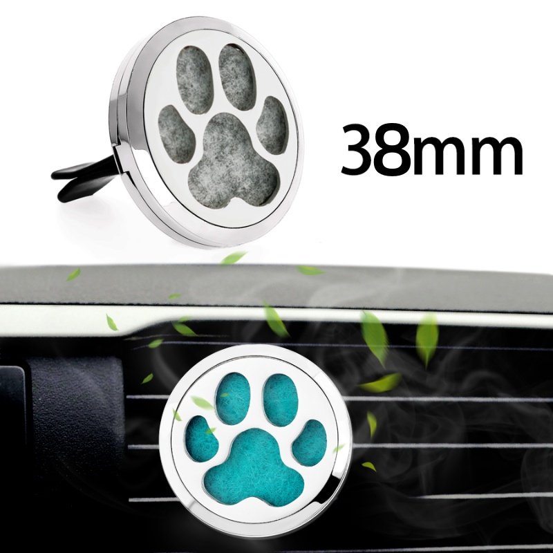 Luxury 38mm New Fashion Aroma clip car perfume diffuser vent clip air freshener diffuser wood car fragrance vent clips with logo