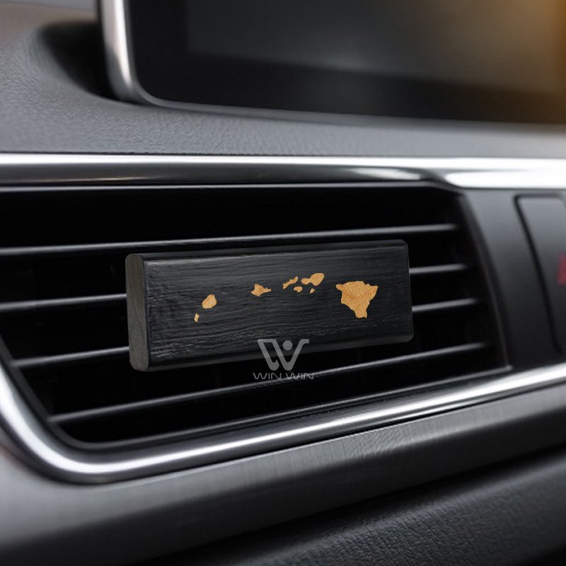 New Arrival Wood Car Vent Aromatherapy Solid Incense Stick for Vehicles Car Air Freshener Diffuser Vent Clip