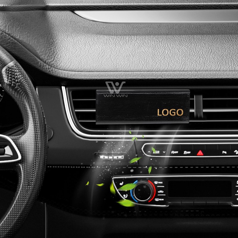 New Arrival Wood Car Vent Aromatherapy Solid Incense Stick for Vehicles Car Air Freshener Diffuser Vent Clip