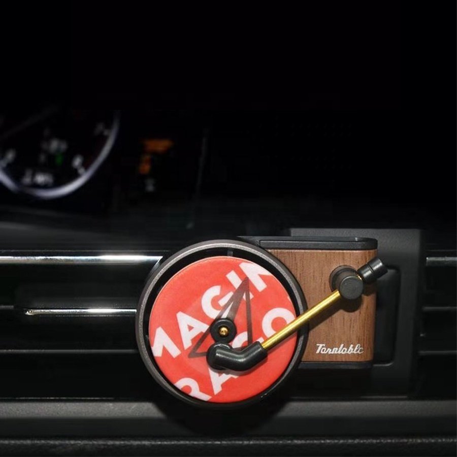 Hot Sale Car Interior Accessories 2024 Record Player Car Scented Tablets Car Air Freshener