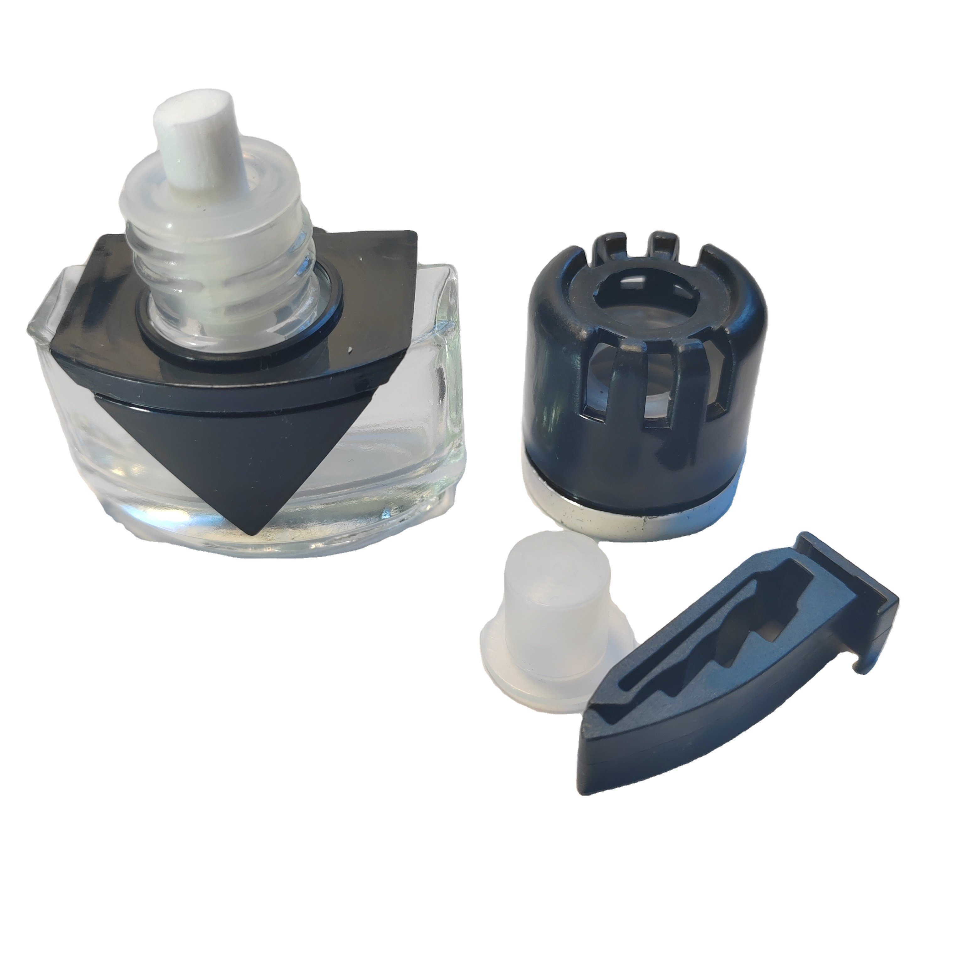 10ml Glass Vent Car Air Freshener Diffuser Clip Customizable Size Home Office Perfume Soaking Refill Bottle Own Air Freshener