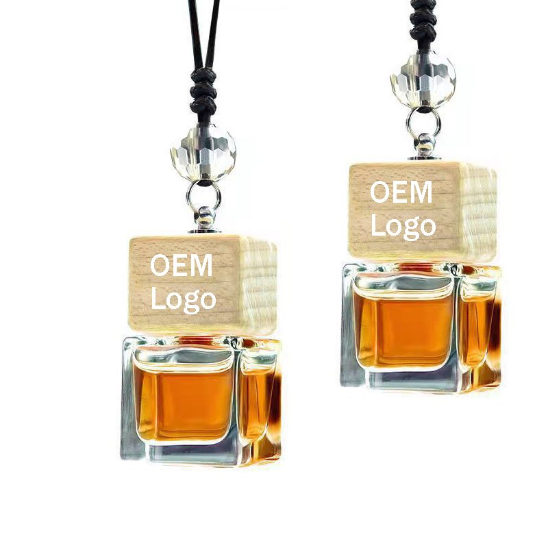 Custom Car Pendants Liquid Hanging Car Perfume Glass Bottle 8ml Gu long Fragrance Automatic Fragrance Diffuser Car Air Freshener
