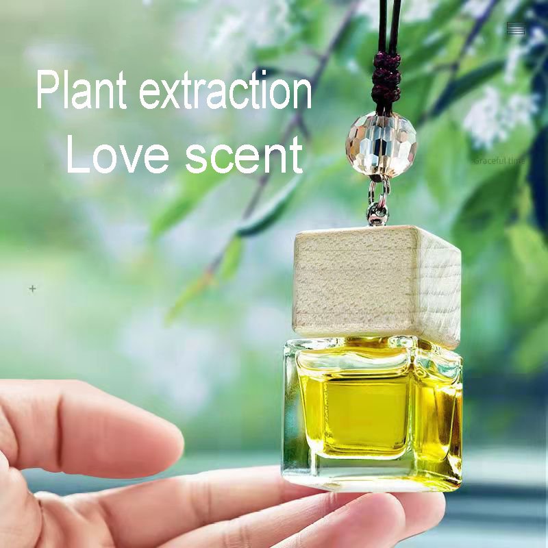 Custom Car Pendants Liquid Hanging Car Perfume Glass Bottle 8ml Gu long Fragrance Automatic Fragrance Diffuser Car Air Freshener