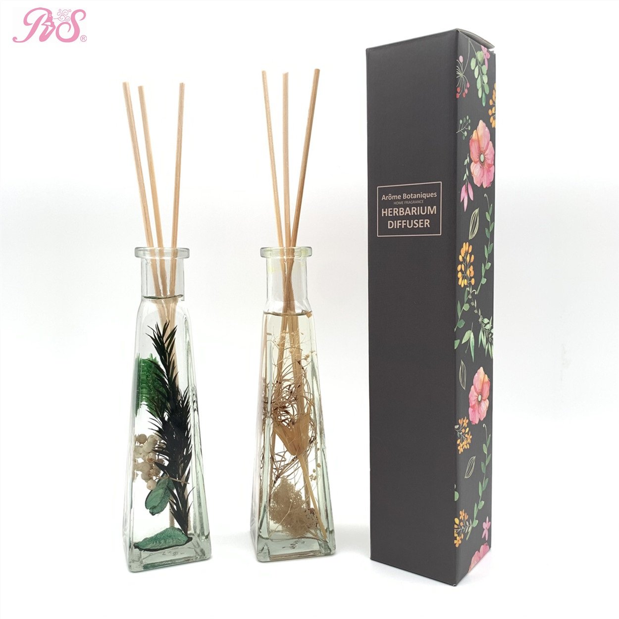 Wholesale Home Fragrance Reed Diffuser with Dry Flower inside Air freshener home