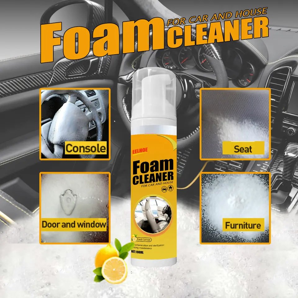 Car Cleaning Products Foam Cleaner Spray Multi-Purpose Foam Cleaner For Car And House Spray