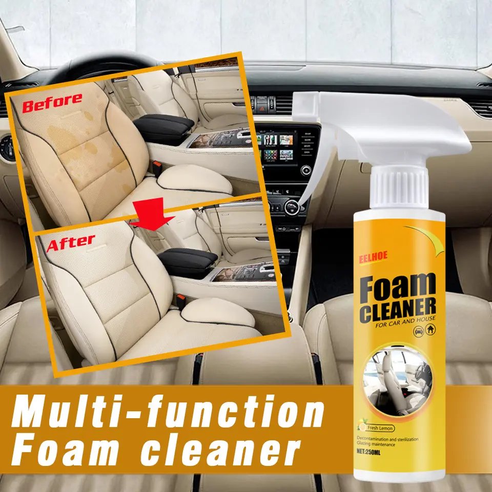 Car Cleaning Products Foam Cleaner Spray Multi-Purpose Foam Cleaner For Car And House Spray