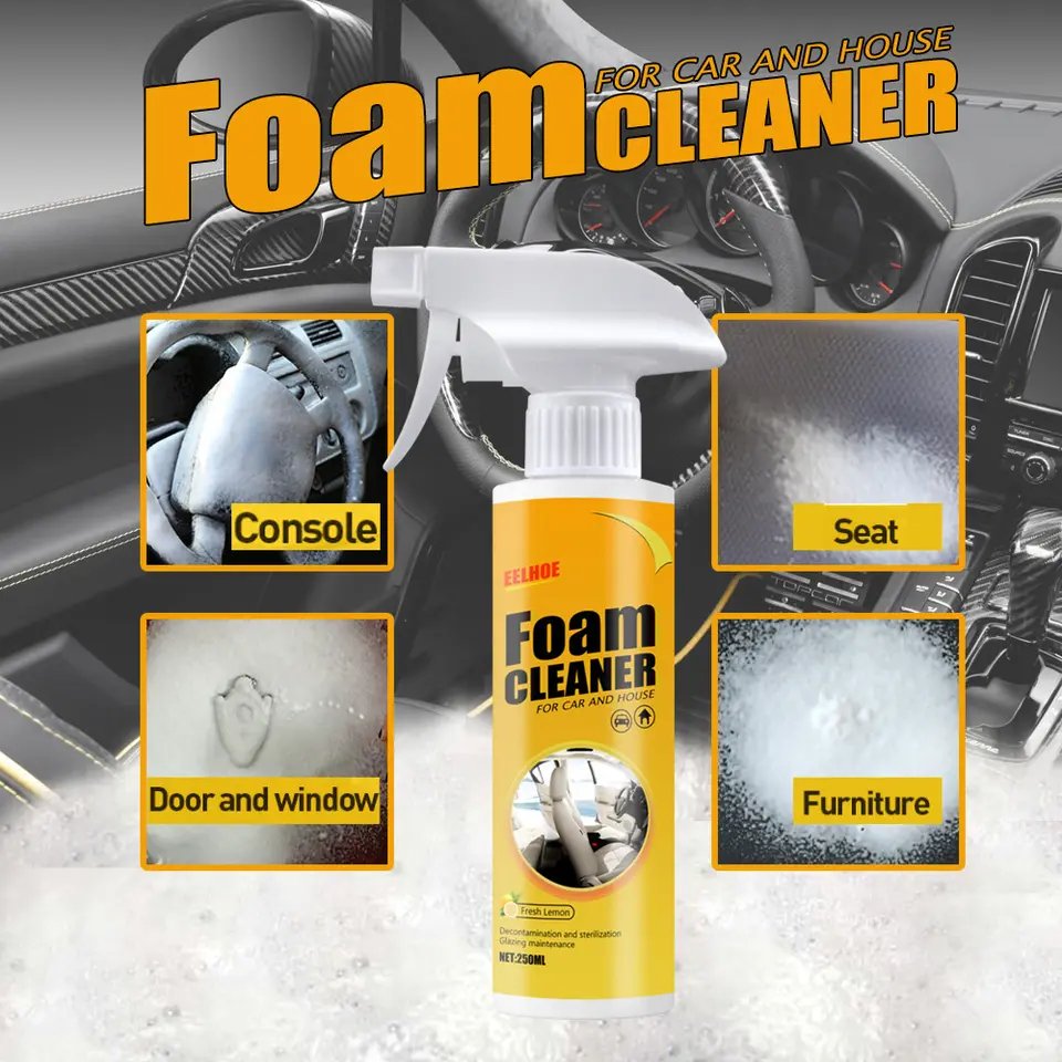 Car Cleaning Products Foam Cleaner Spray Multi-Purpose Foam Cleaner For Car And House Spray
