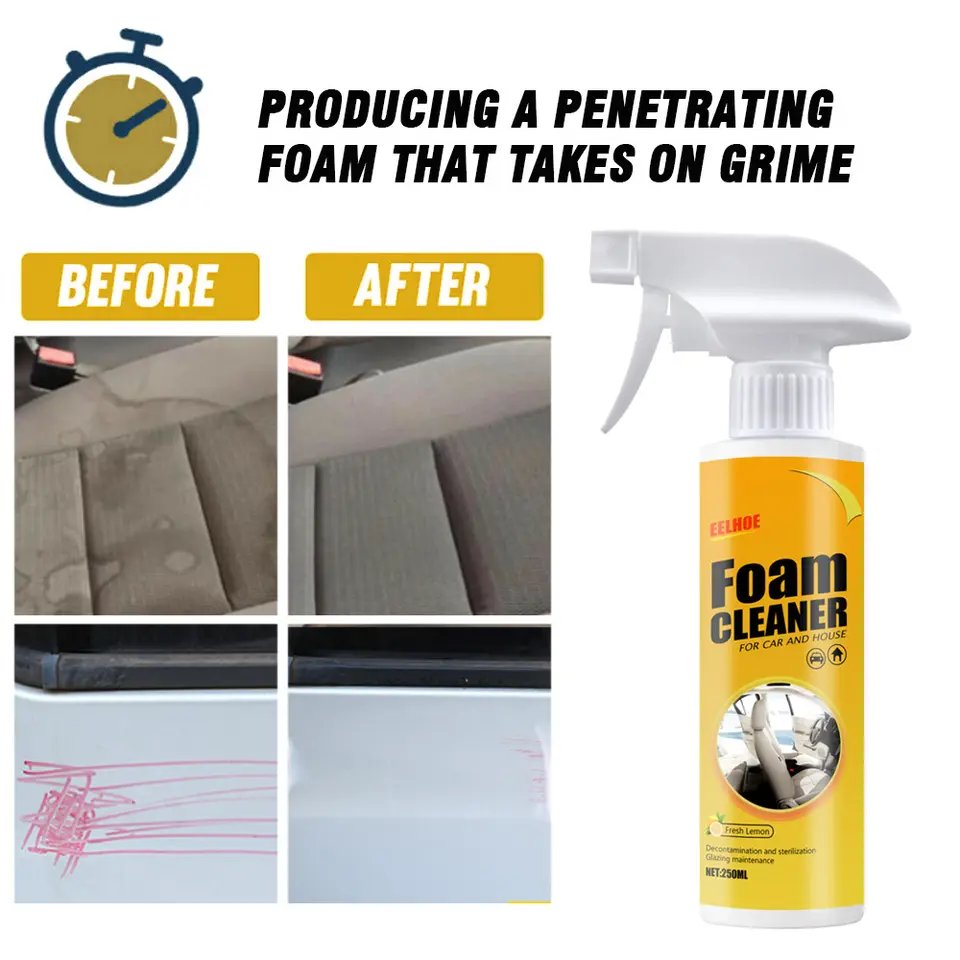Car Cleaning Products Foam Cleaner Spray Multi-Purpose Foam Cleaner For Car And House Spray