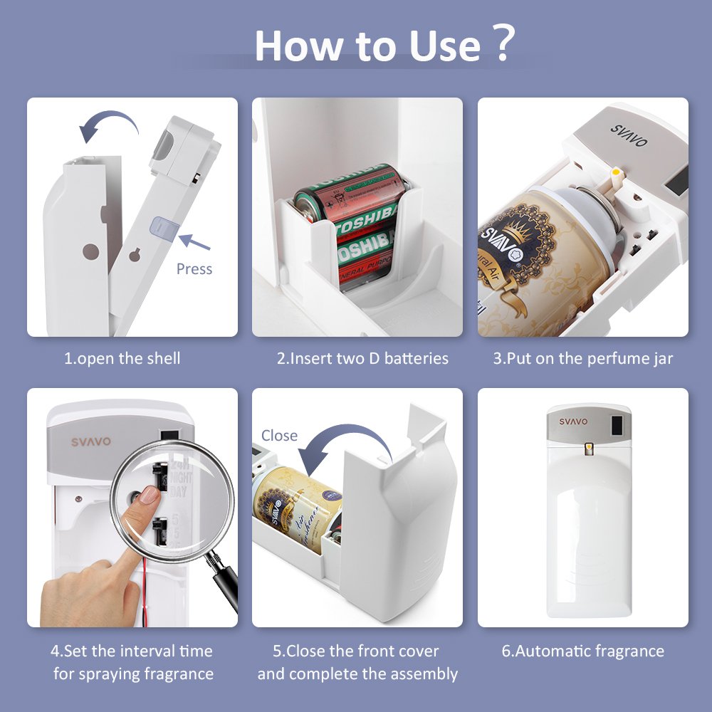 bathroom toilet dispensador de perfume Adjustable Aerosol Dispenser Automatic Air Freshener fragrance Spray perfume dispenser