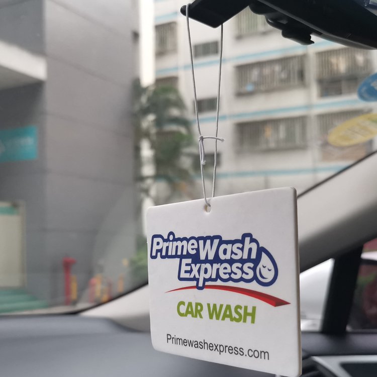 Paper scent car shape air freshener for gifts and souvenir fresh car air freshener