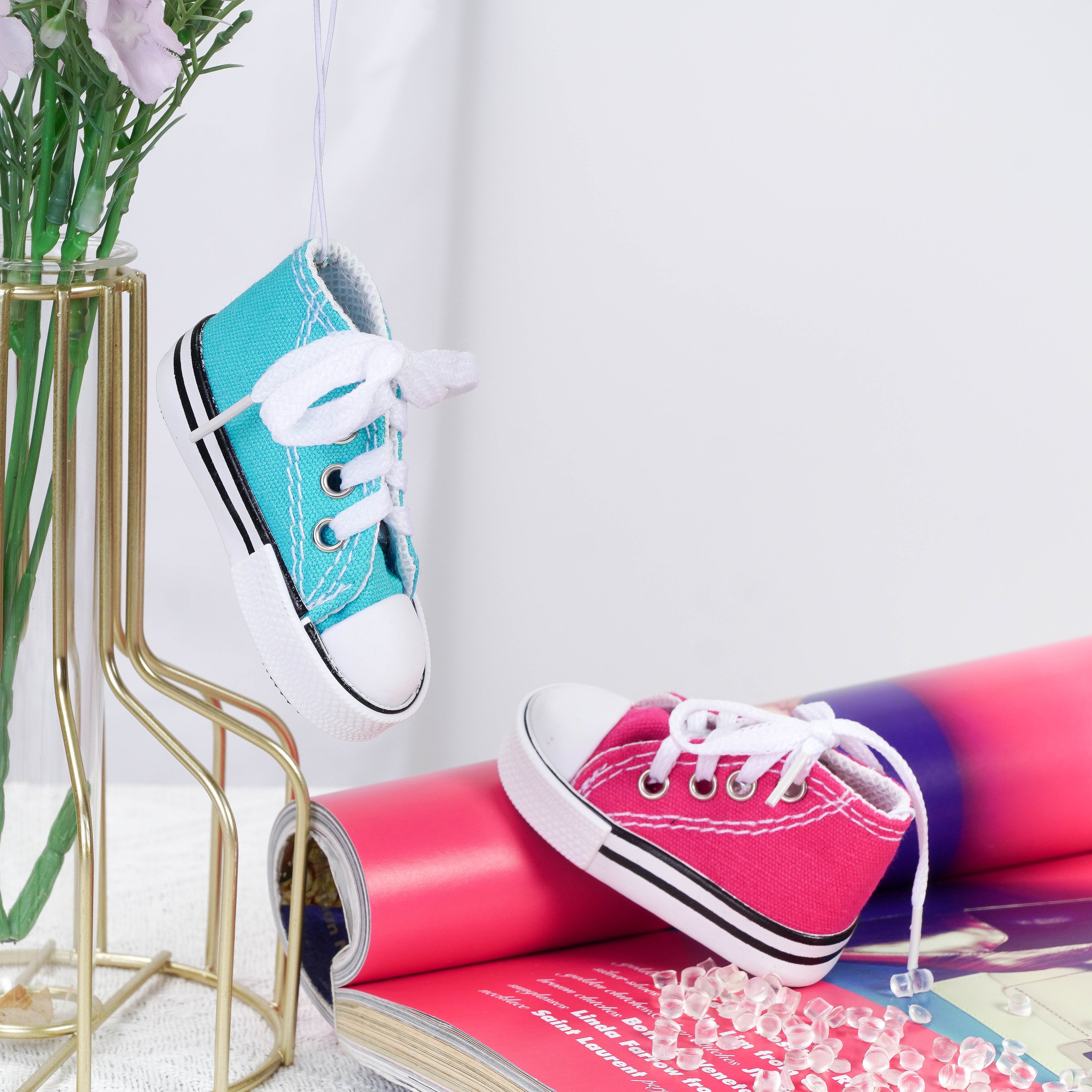 Custom Many Different Incense Smell Personalised Car Accessories Perfume Cute Funny Hanging Shoe Shape Car Air Freshener