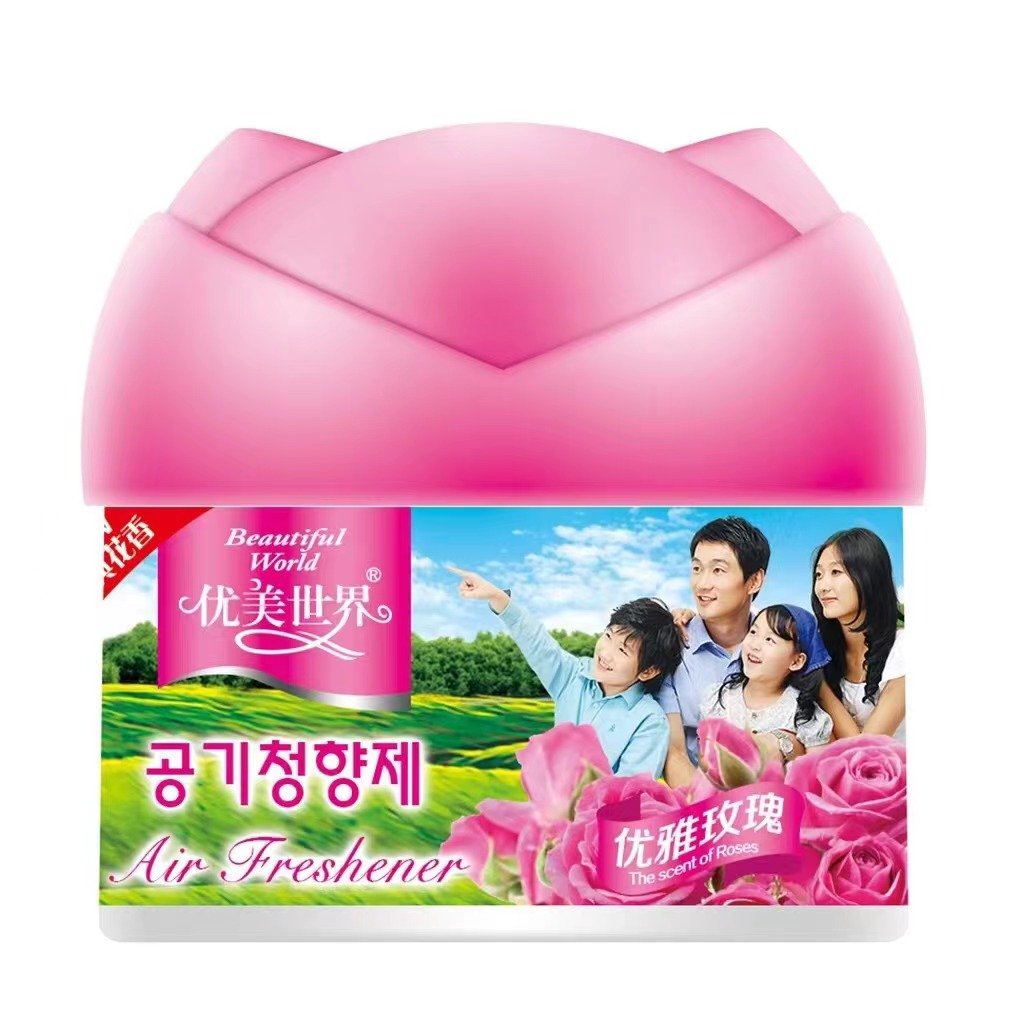 2024 New Design Car Air Freshener 100g Home Bathroom Bedroom Hotel Gel Air Freshener Aroma Diffuser OEM Custom Logo