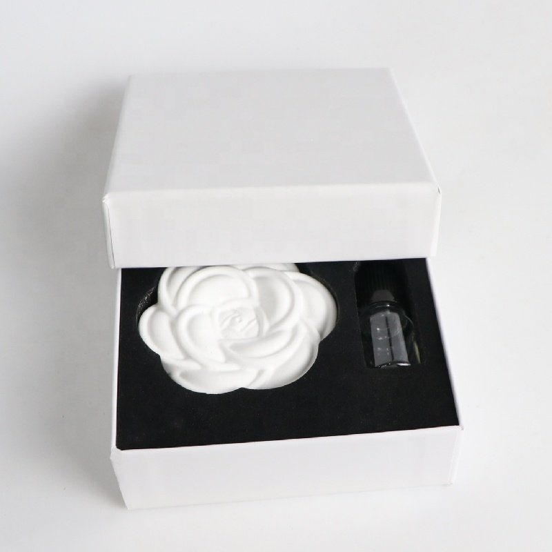 FinRu Car Decoration Air Freshener Scented Ceramic Stone Home Hanging Fragrance Aroma Plaster Fragrance Essential Oil Diffuser