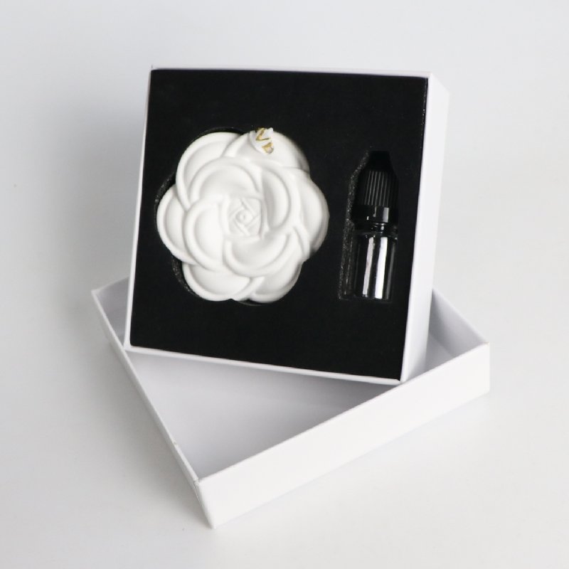 FinRu Car Decoration Air Freshener Scented Ceramic Stone Home Hanging Fragrance Aroma Plaster Fragrance Essential Oil Diffuser