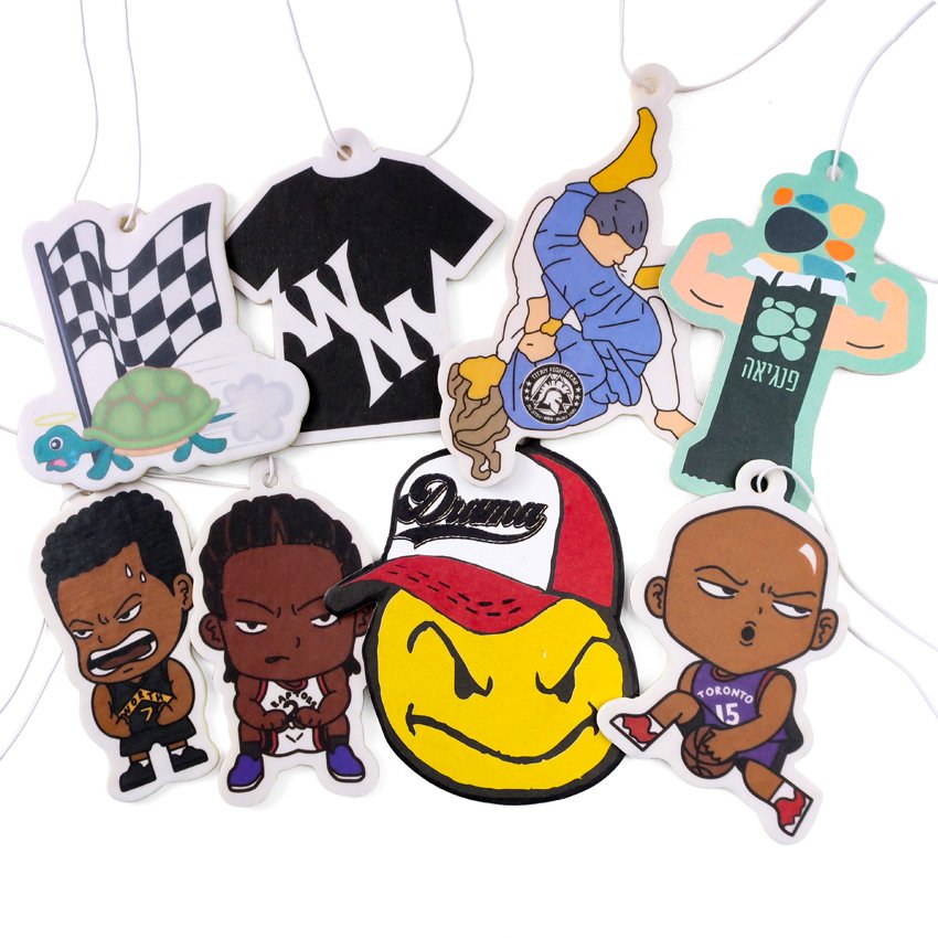 Long lasting scents paper perfume hanging luxury accessories custom car air freshener manufacturers