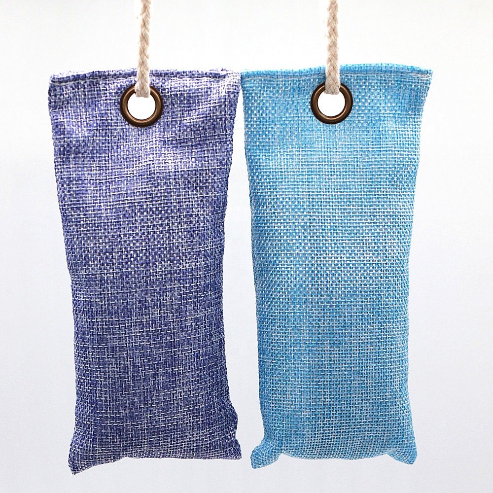 Wholesale Private Labelling 75g Natural Bamboo Charcoal Deodorizer Bag Air Purifying For Shoes Cars Pet Houses