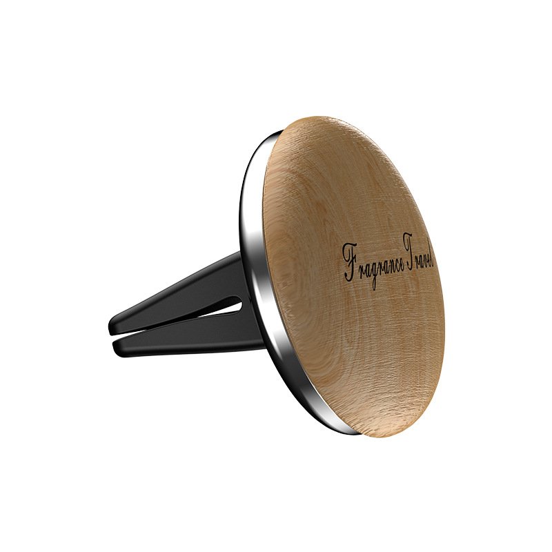 Long Lasting Car Wooden Interior Metal Aluminium Alloy Auto Air Freshener Car Vent Clip Perfume Diffusers