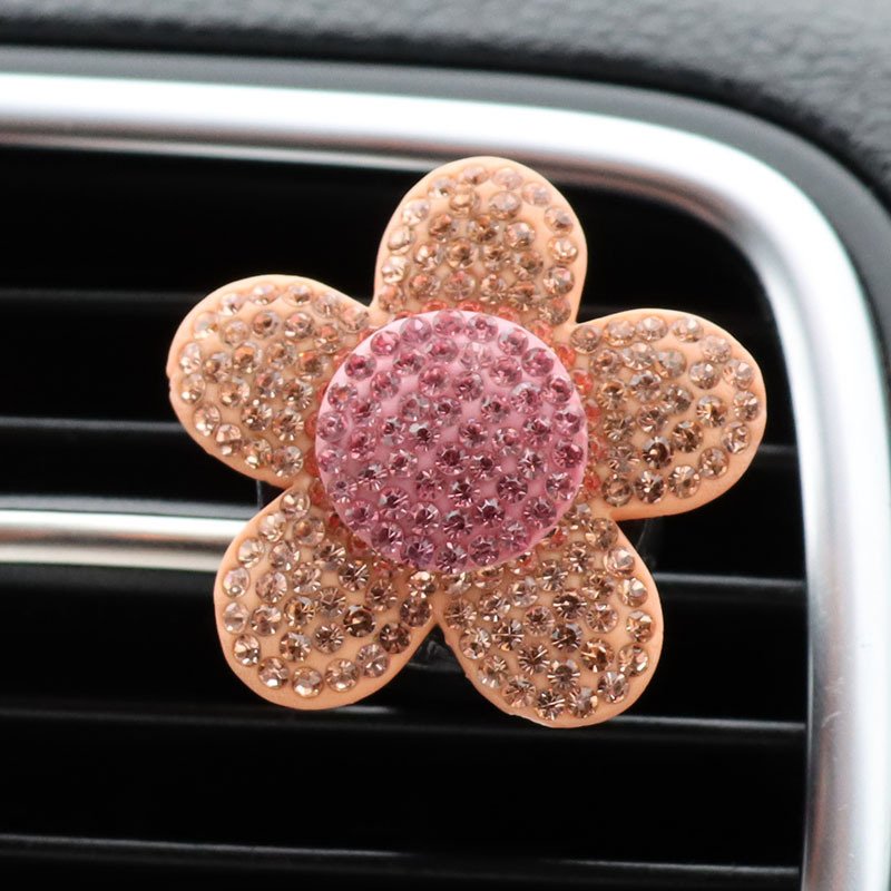 Rhinestone Oil Diffuser Vent Clip Car Diffuser Vent Clip Diamond Car Decoration Car Essentials for Women