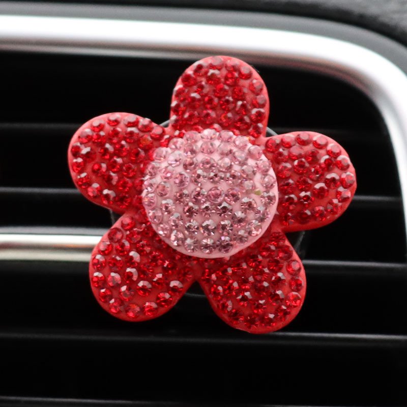 Rhinestone Oil Diffuser Vent Clip Car Diffuser Vent Clip Diamond Car Decoration Car Essentials for Women