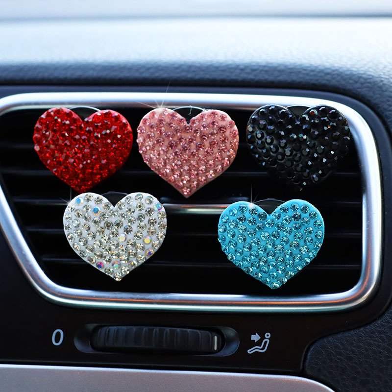 Rhinestone Oil Diffuser Vent Clip Car Diffuser Vent Clip Diamond Car Decoration Car Essentials for Women