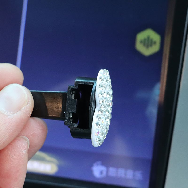 Rhinestone Oil Diffuser Vent Clip Car Diffuser Vent Clip Diamond Car Decoration Car Essentials for Women