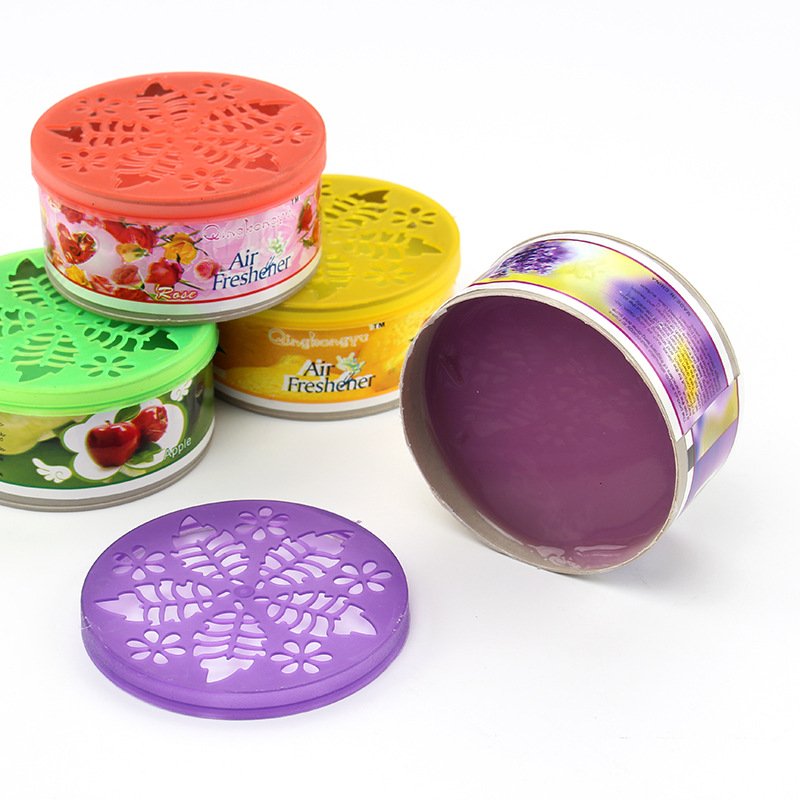 Wholesale Odor Eliminate Car Air Freshener Scented Gel Auto Soild Perfume for Car Home Toilet Air Freshener