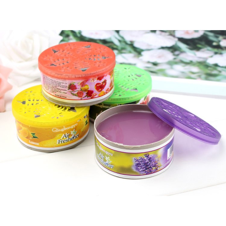 Wholesale Odor Eliminate Car Air Freshener Scented Gel Auto Soild Perfume for Car Home Toilet Air Freshener