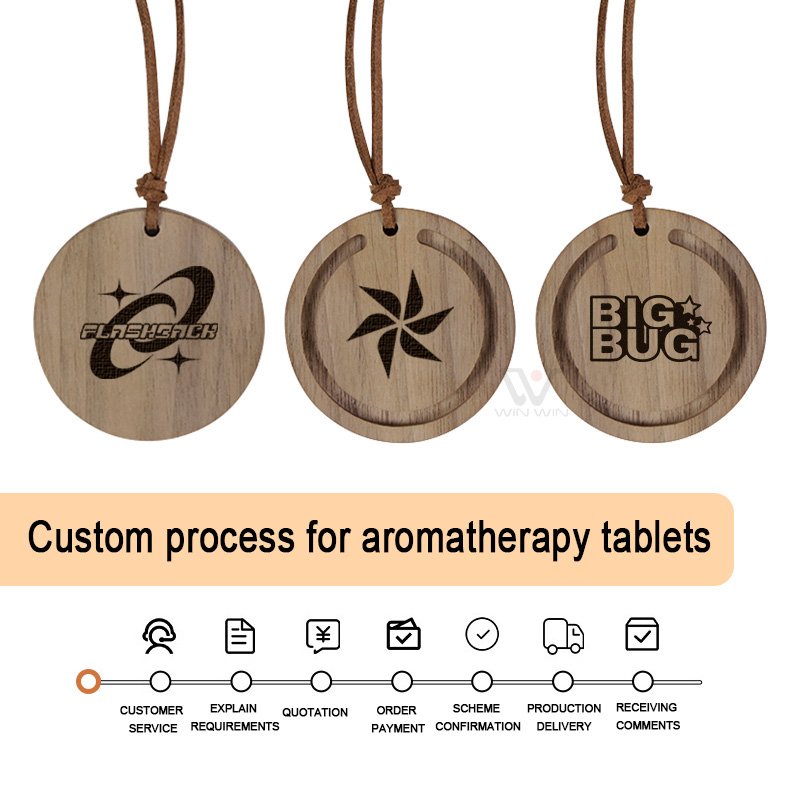 Custom Car Hanging Perfume Diffuser Car Fragrance Diffuser Car Freshener Vent Clip