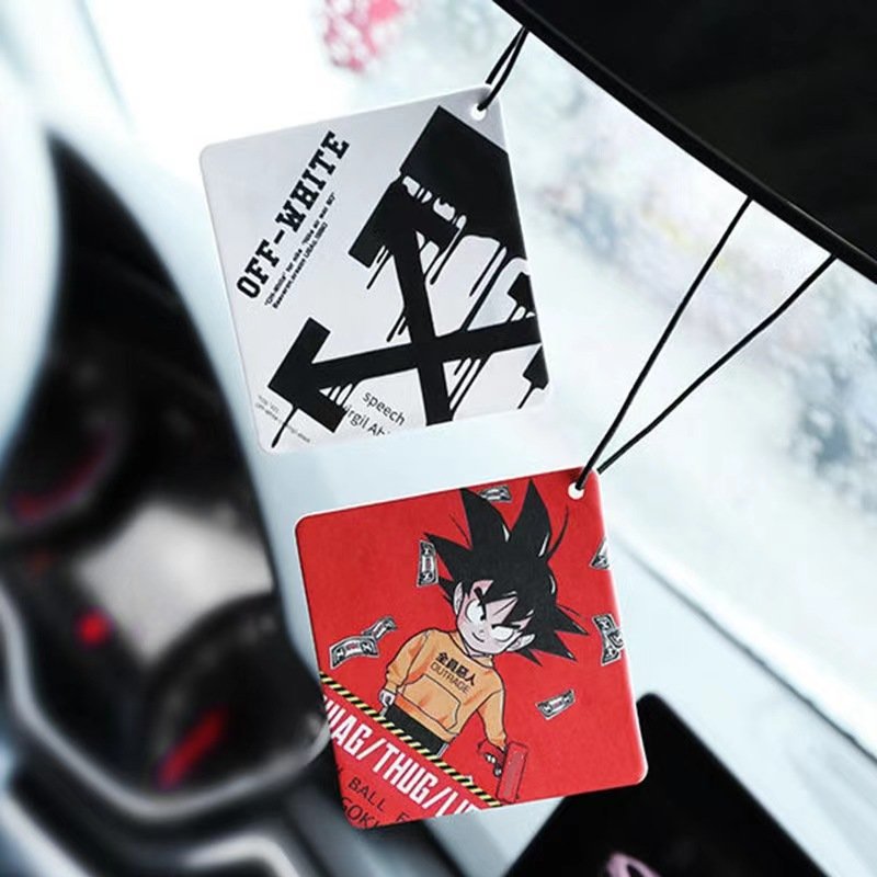 Long-Lasting High Quality Paper Car Freshener with Lovely Hanging Design for Car Interior Aroma Enhancement