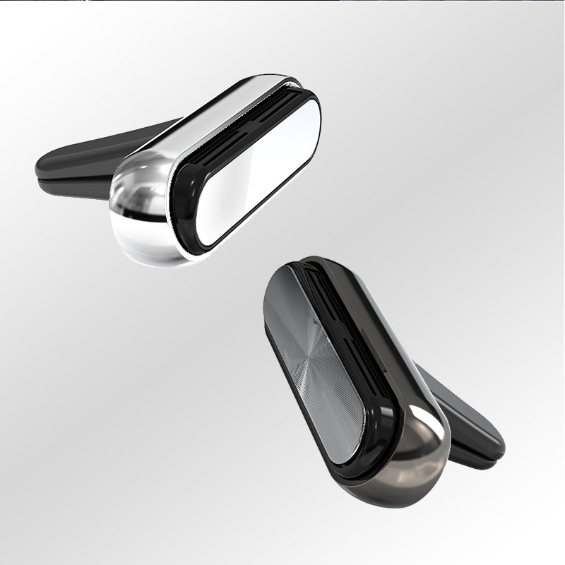 Car Accessories 2024 Car Freshener Mirror Silver Aroma Diffuser Luxury Car Air Diffuser