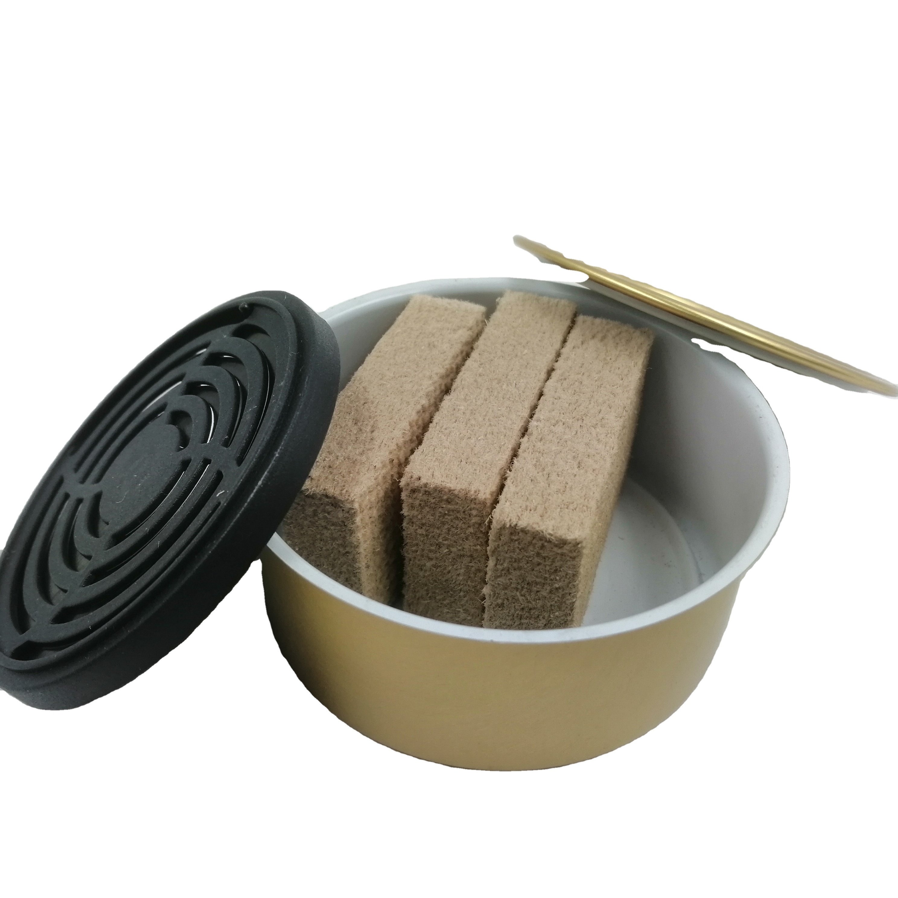 Customized Plastic Cap for Aluminium Car Perfume Accessories Car Air Freshener Wooden Block Container Cap-Accessory