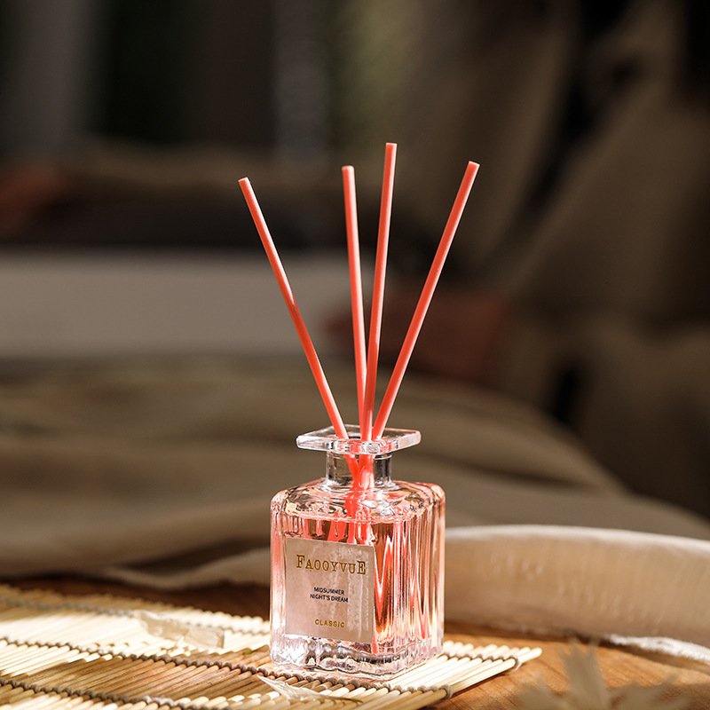 Home Decoration Reed Diffuser with Aromatherapy Essential Oil, Scented Reed Diffuser with Sticks for Bathroom Office Indoor