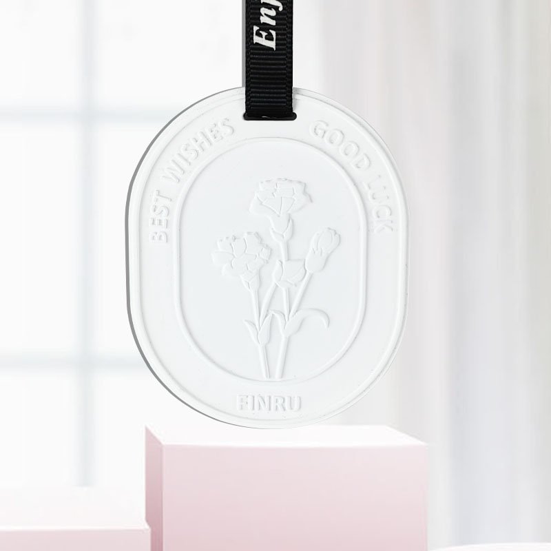Luxury Gift Box Packaging Ceramic Hanging Essential Oil Diffuser Aromatherapy Plaster Home Car Aroma Pendant Air Freshener