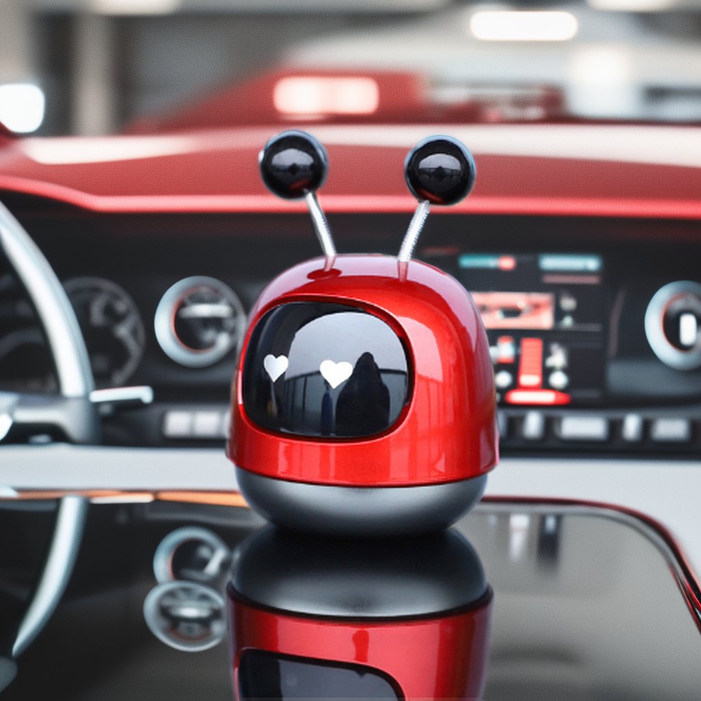 Hot selling car perfume air freshener Cute robot car diffuser Vent freshener for car interior decoration accessories