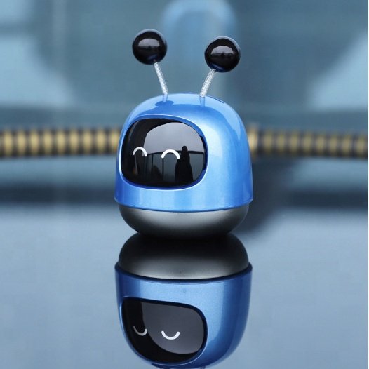 Hot selling car perfume air freshener Cute robot car diffuser Vent freshener for car interior decoration accessories