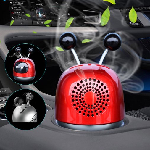 Hot selling car perfume air freshener Cute robot car diffuser Vent freshener for car interior decoration accessories