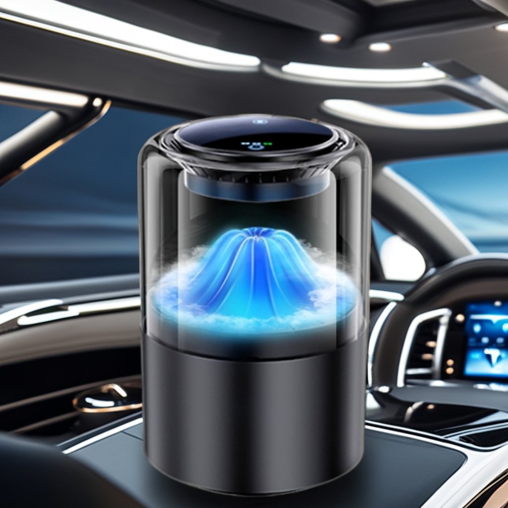 Modern Luxury Intelligent Car Air Freshener Cloud Mist Effect Portable Aromatherapy Perfume Ocean Fragrance Oil Refill Home Use