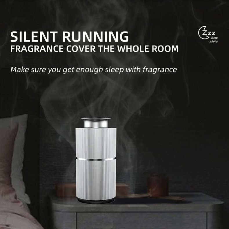 Rechargeable Waterless Car Aroma Diffuser Luxury Electric Air Car Perfume Scent Air Freshener Making Machine