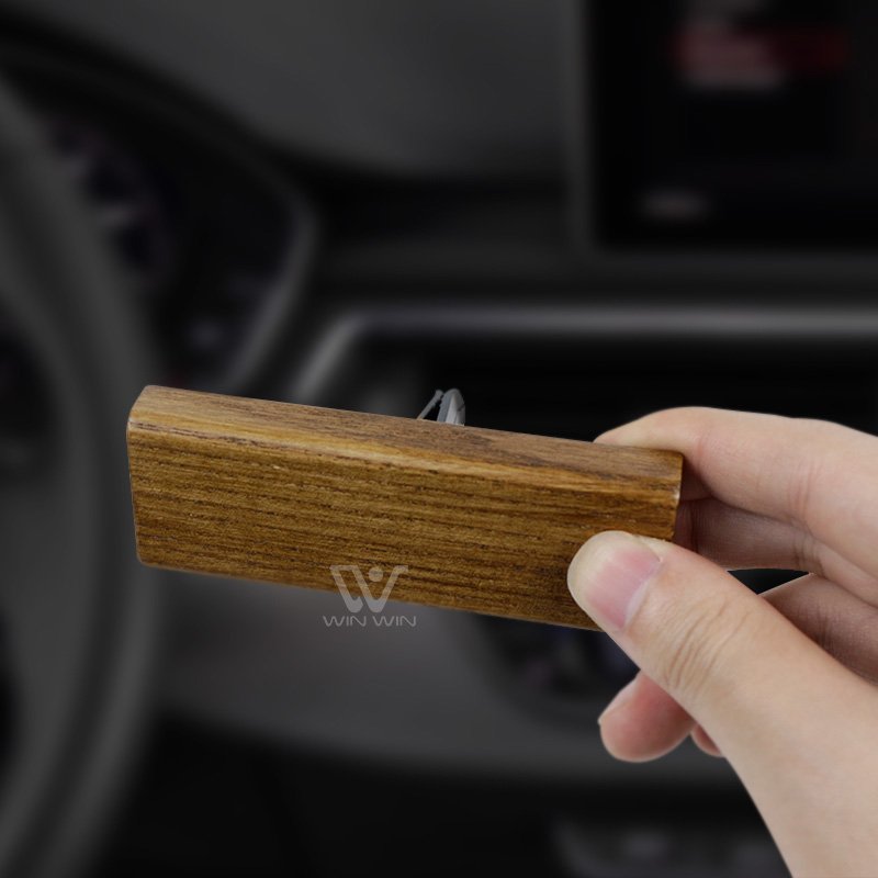 Car Perfume Air Freshener Perfume Wooden Box Light Fragrance Breathable Film Inside Supplement Liquid Outlet Aromatherapy