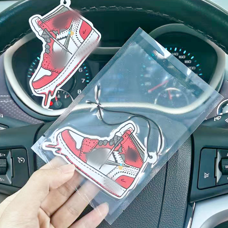 Wholesale mini paper air fresheners custom package long lasting scents sports star air fresheners for car