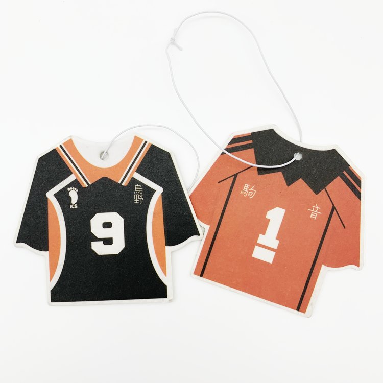 Wholesale mini paper air fresheners custom package long lasting scents sports star air fresheners for car