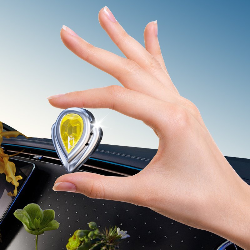 New Car Interior Accessories 2024 Heart Shape Car Air Vent Fresheners Aromatherapy Car Air Purifiers